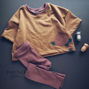 8/9 Wild Rose Boxy Crop Set